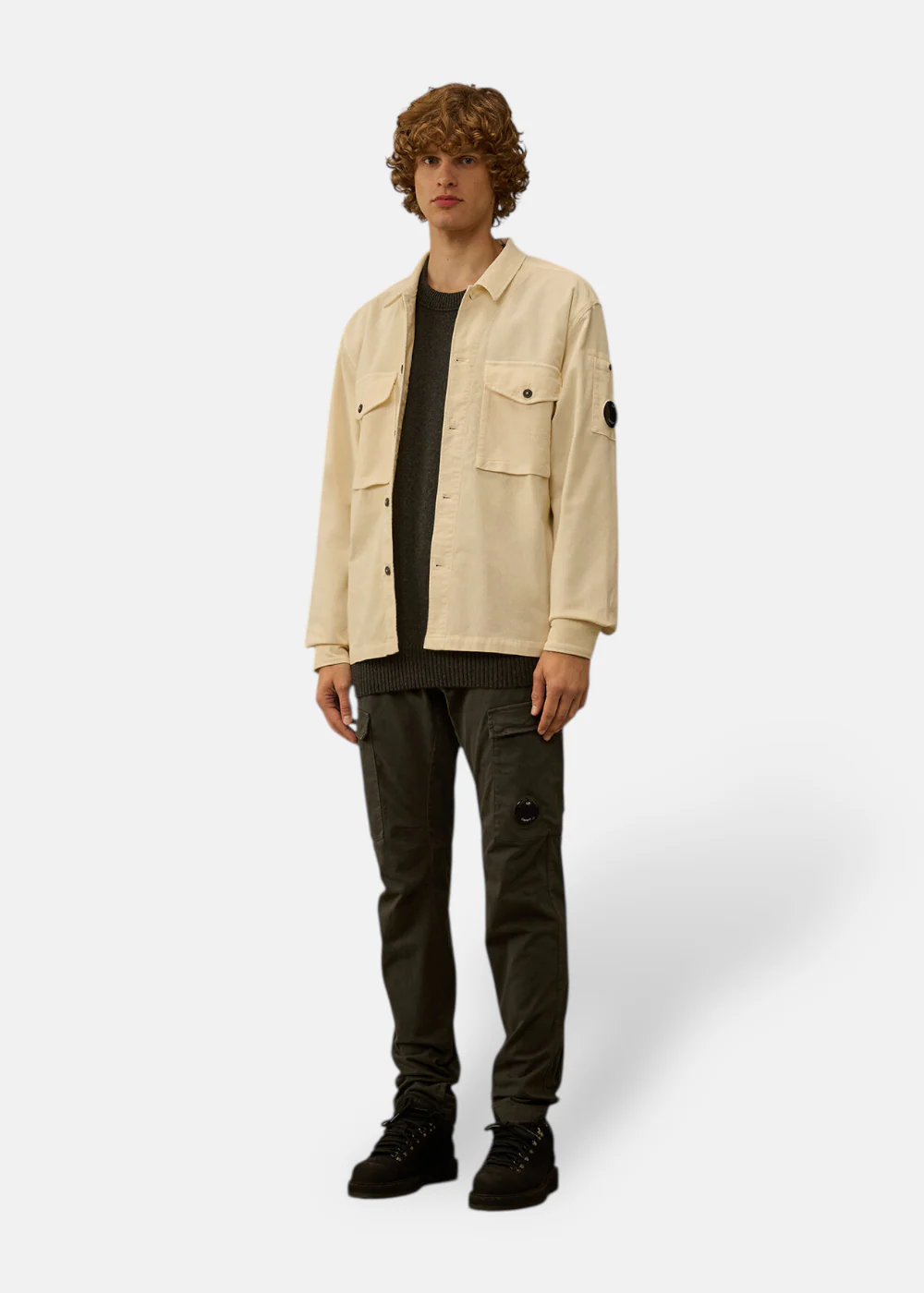 Surchemise Velours- beige – Image 6