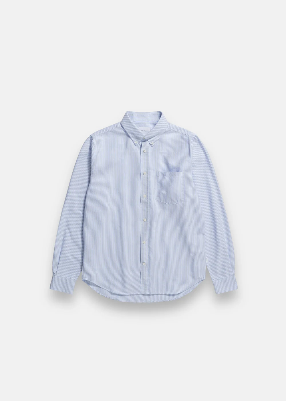 Chemise Rayée Oxford BD - bleu pale