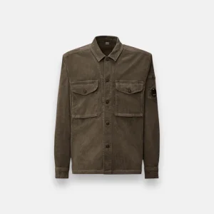 Surchemise Velours - gris clair