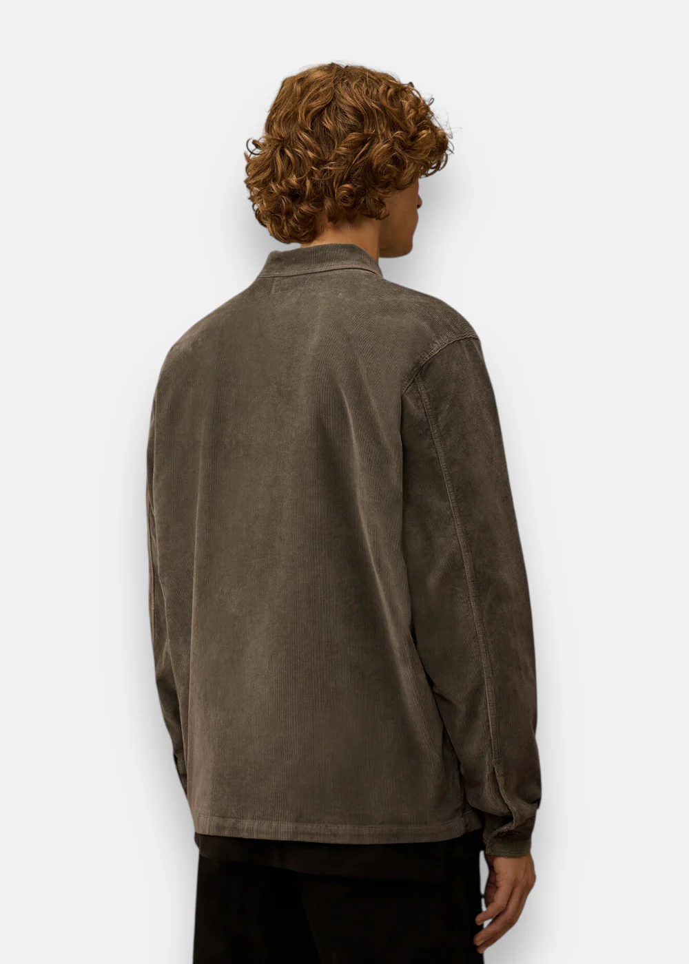 Surchemise Velours - gris clair – Image 3