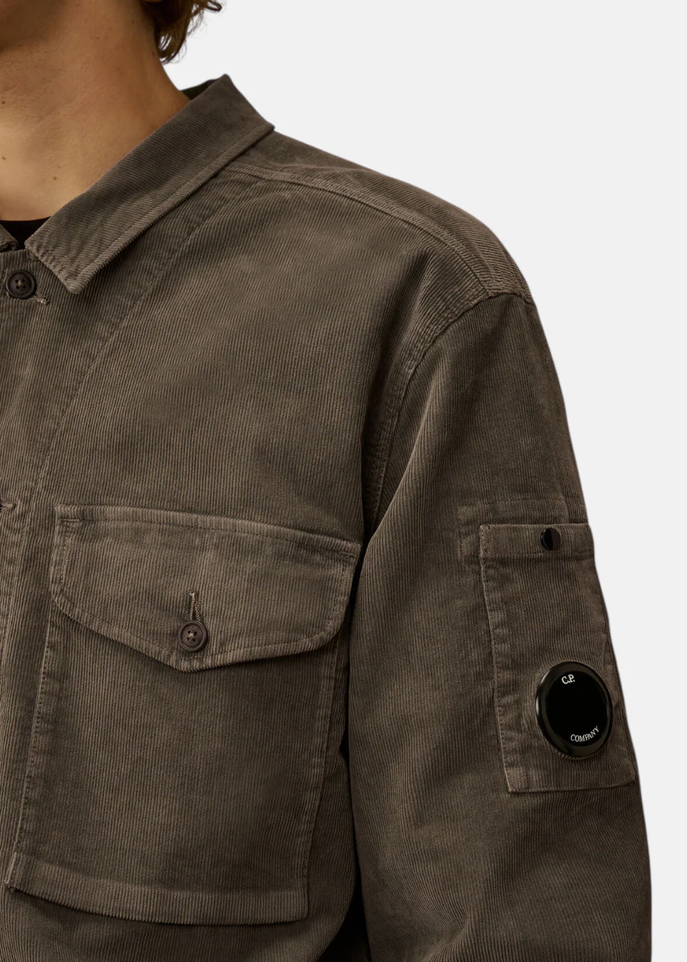 Surchemise Velours - gris clair – Image 5