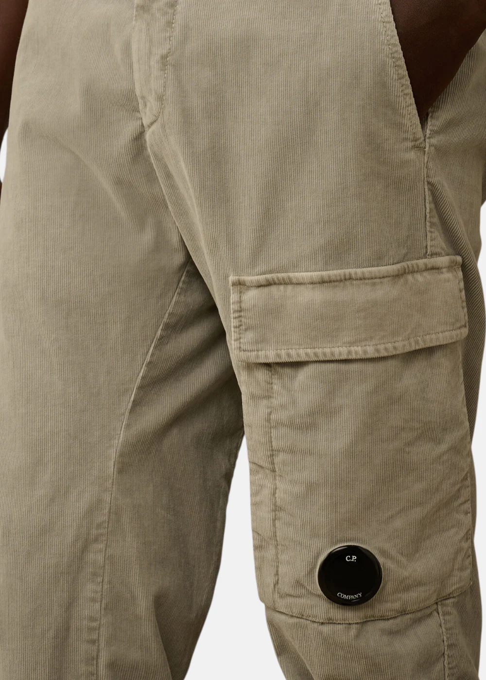 Pantalon en velours côtelé-gris clair – Image 6