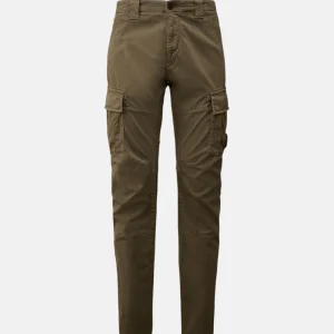 Pantalon Cargo Stretch Sateen - Kaki
