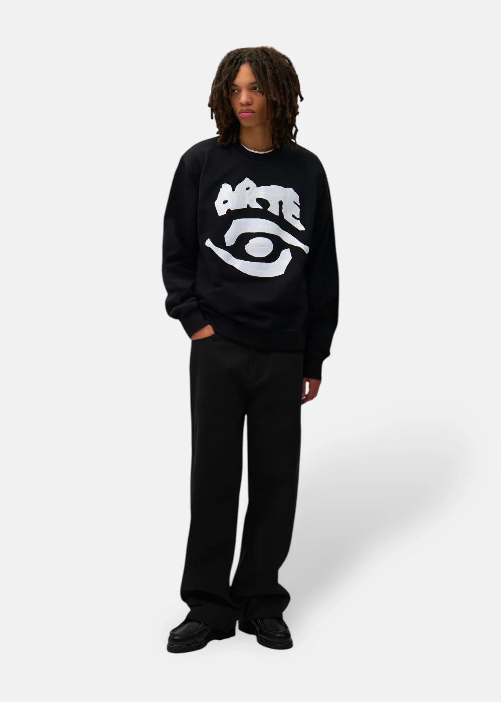 Pantalon logo eyes - noir – Image 2