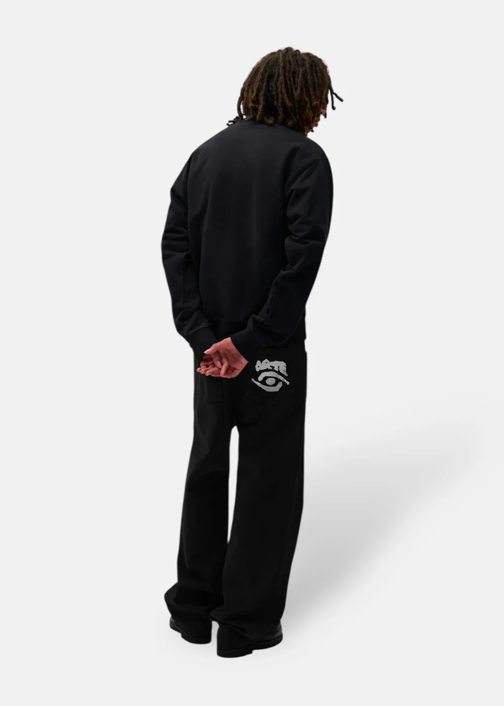 Pantalon logo eyes - noir – Image 3