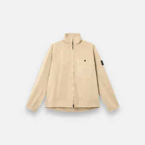 Surchemise gabardine old effect - beige