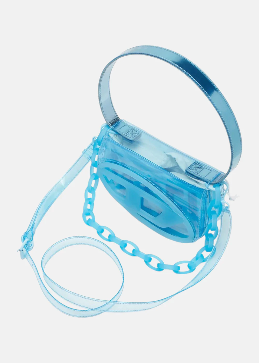 Sac 1DR bandoulière transparent - bleu – Image 5