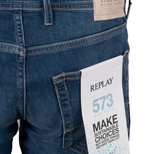 Replay Grover Straight Fit Jeans Light Denim