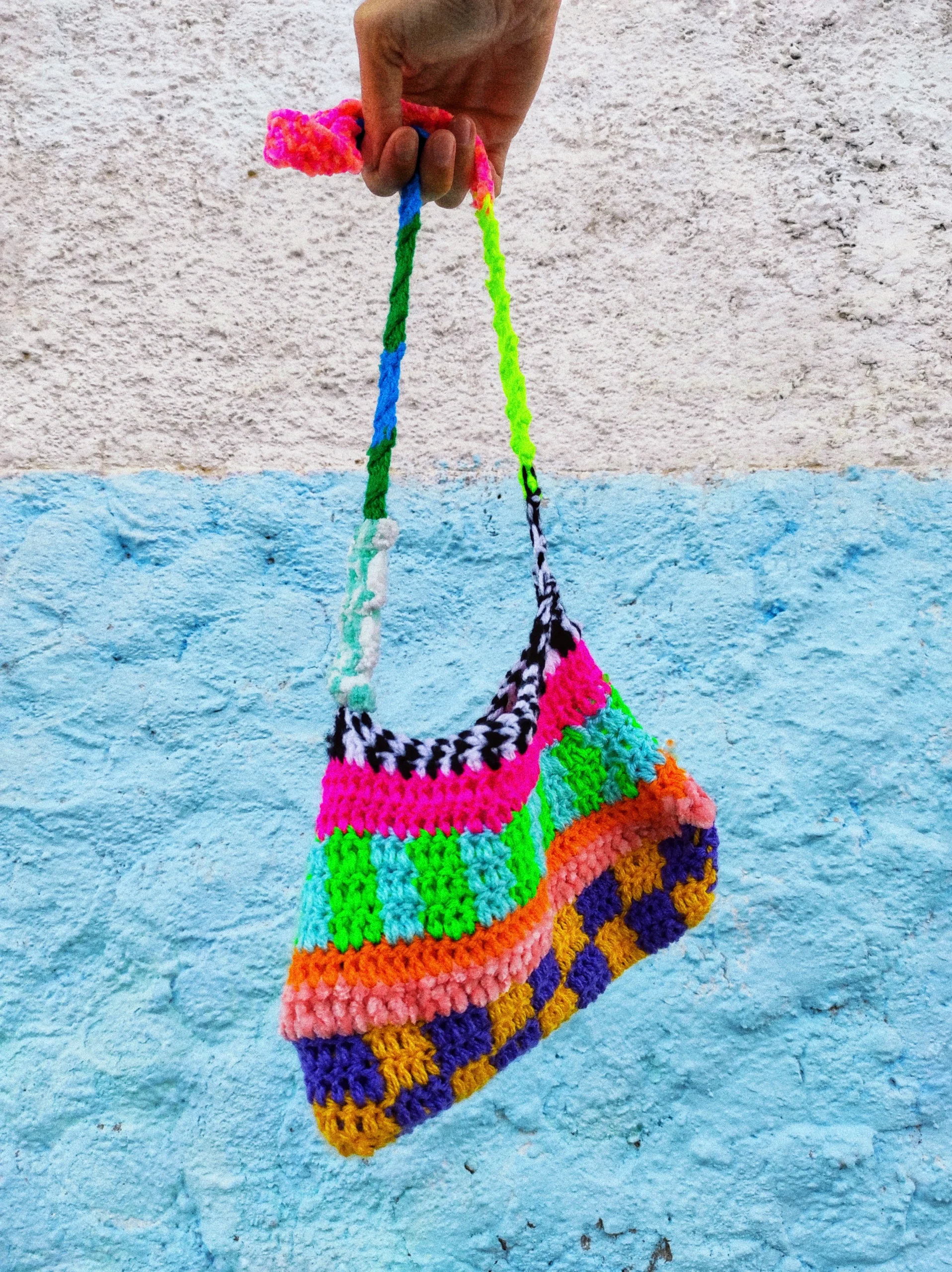 Aztèque Bag - Sac bandoulière crocheté tendance femme – Image 3