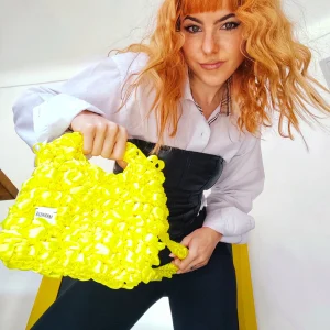 Amarillo - Sac satin bandoulière femme