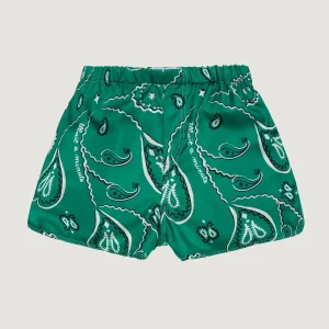 Short en Soie - HOWDY - Malachite Green