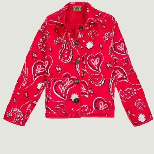 Veste en Soie - HOWDY - Rouge