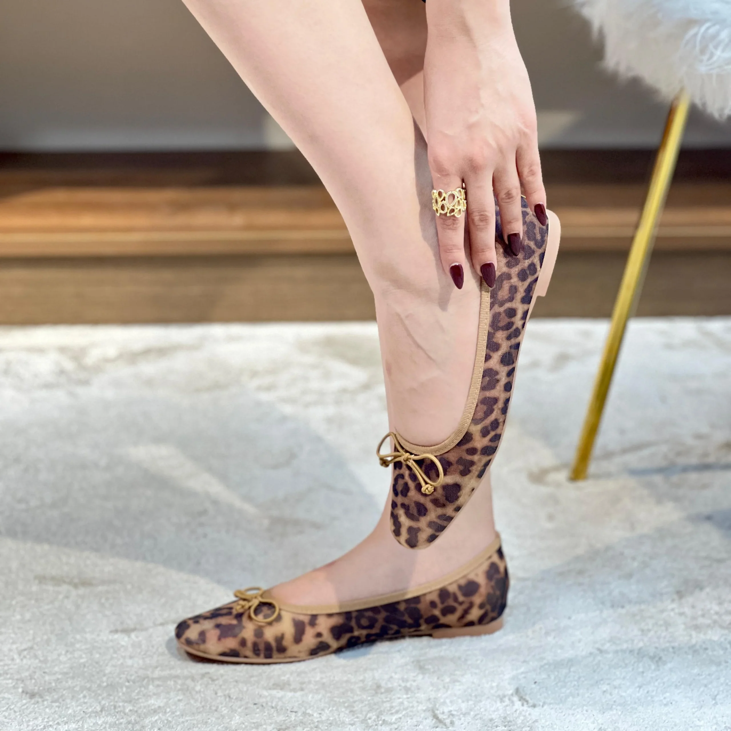 Ballerines en maille ornées – Image 2