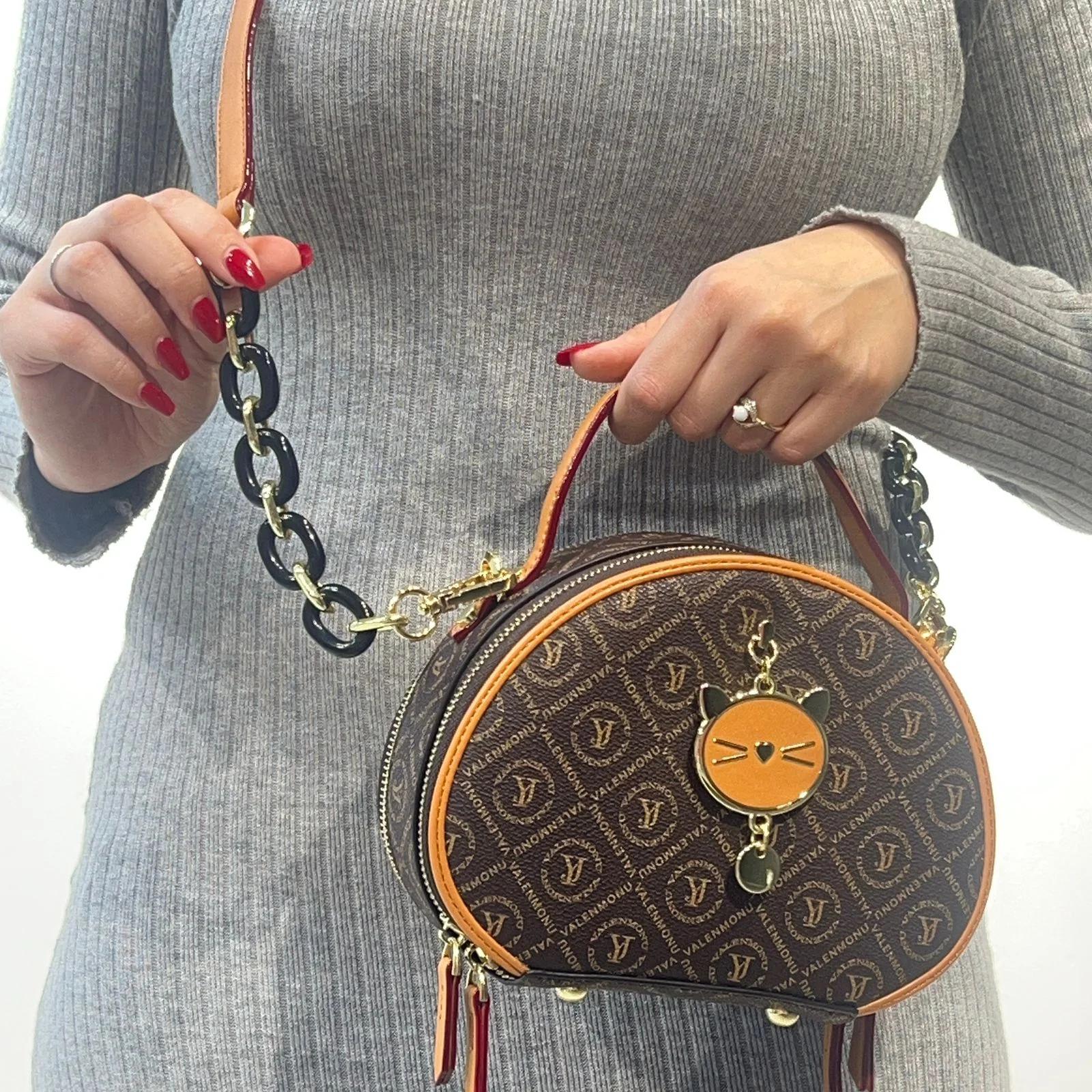 Petit sac Bandoulière Femme à Imprimé Animal – Image 7