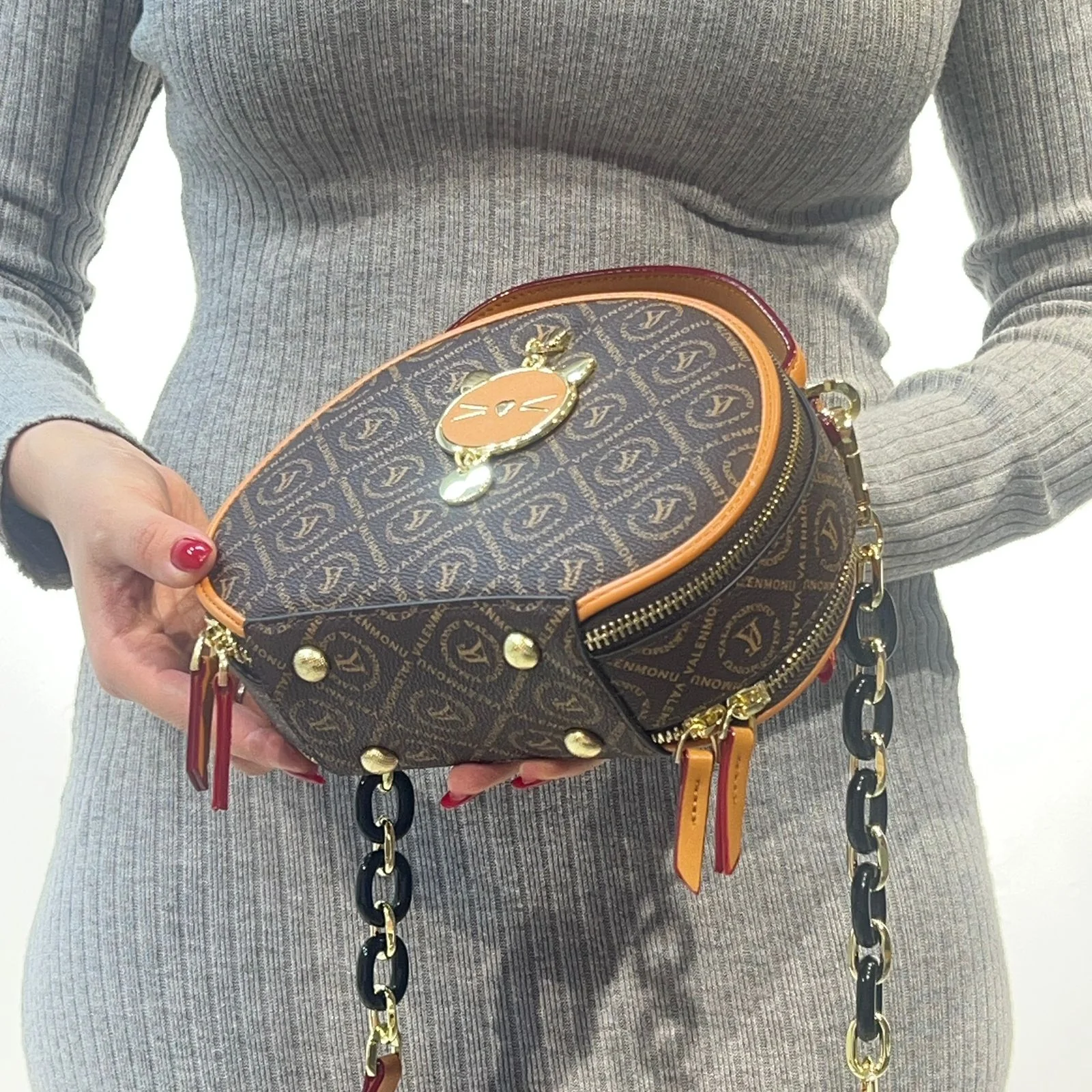 Petit sac Bandoulière Femme à Imprimé Animal – Image 8