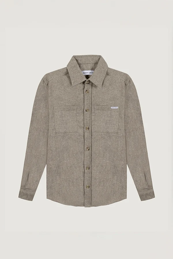 Surchemise Maison Labiche - La Surchemise Monge en flanelle – Image 5