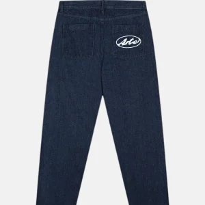 Pantalon Circle Logo - denim brut