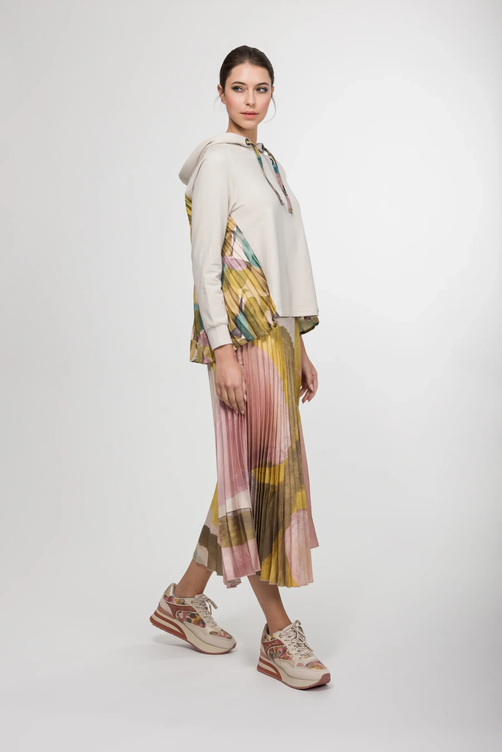 Sneakers roses et beige Bloom – Image 4