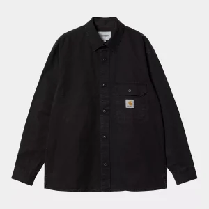 CARHARTT RENO COTTON DRILL OVERSHIRT BLACK