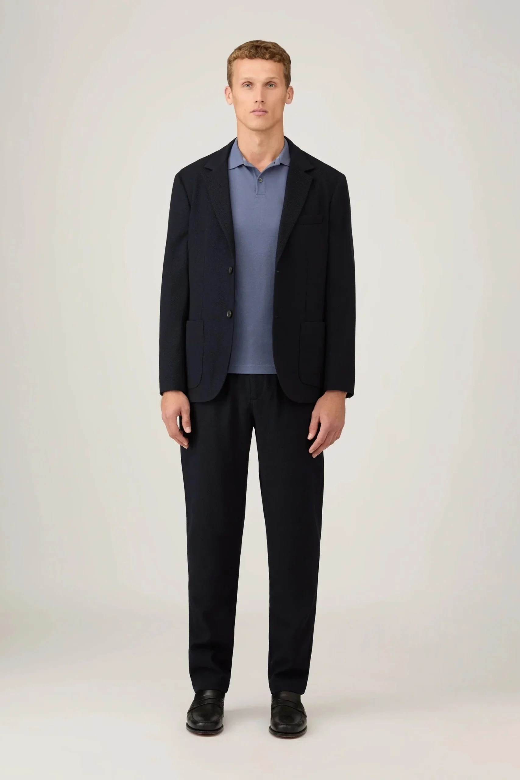 Pantalon Sunspel - Pantalon à cordon en laine texturée – Image 3