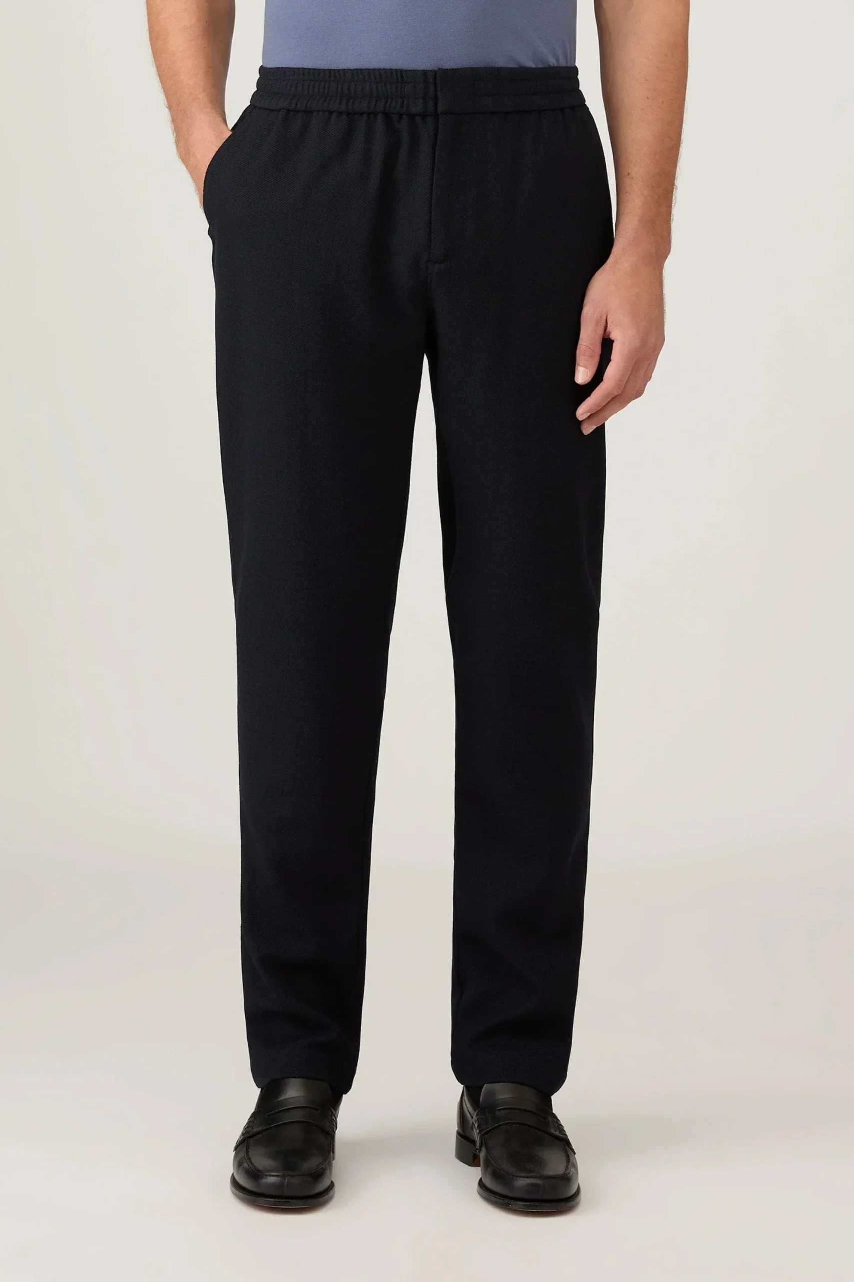 Pantalon Sunspel - Pantalon à cordon en laine texturée – Image 2