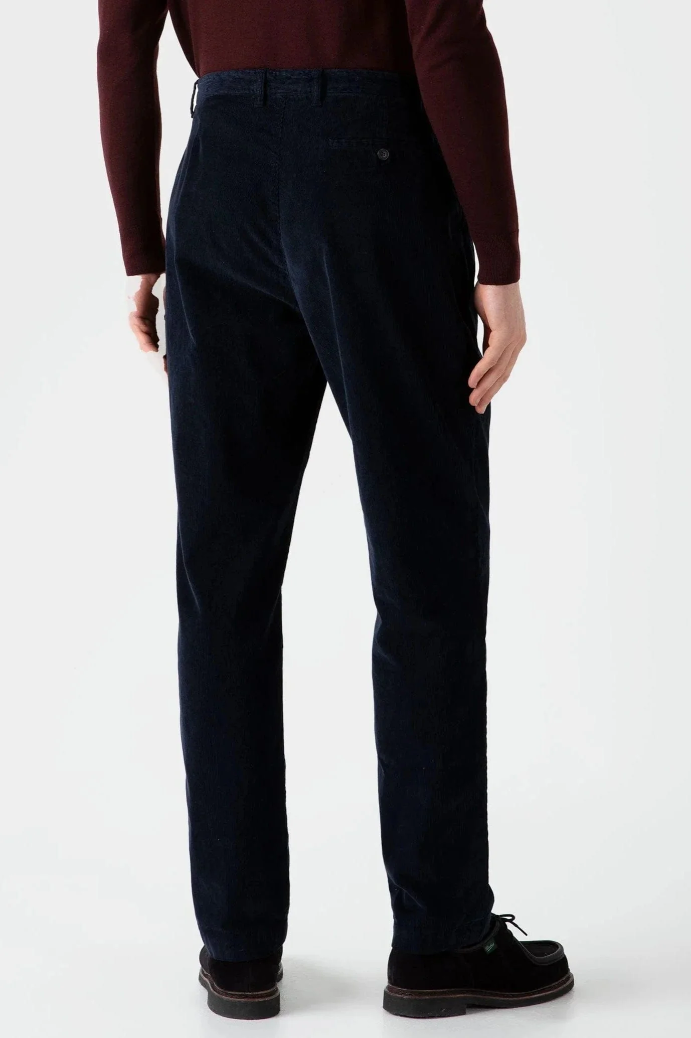 Pantalon Sunspel - Pantalon plissé en velours côtelé – Image 3