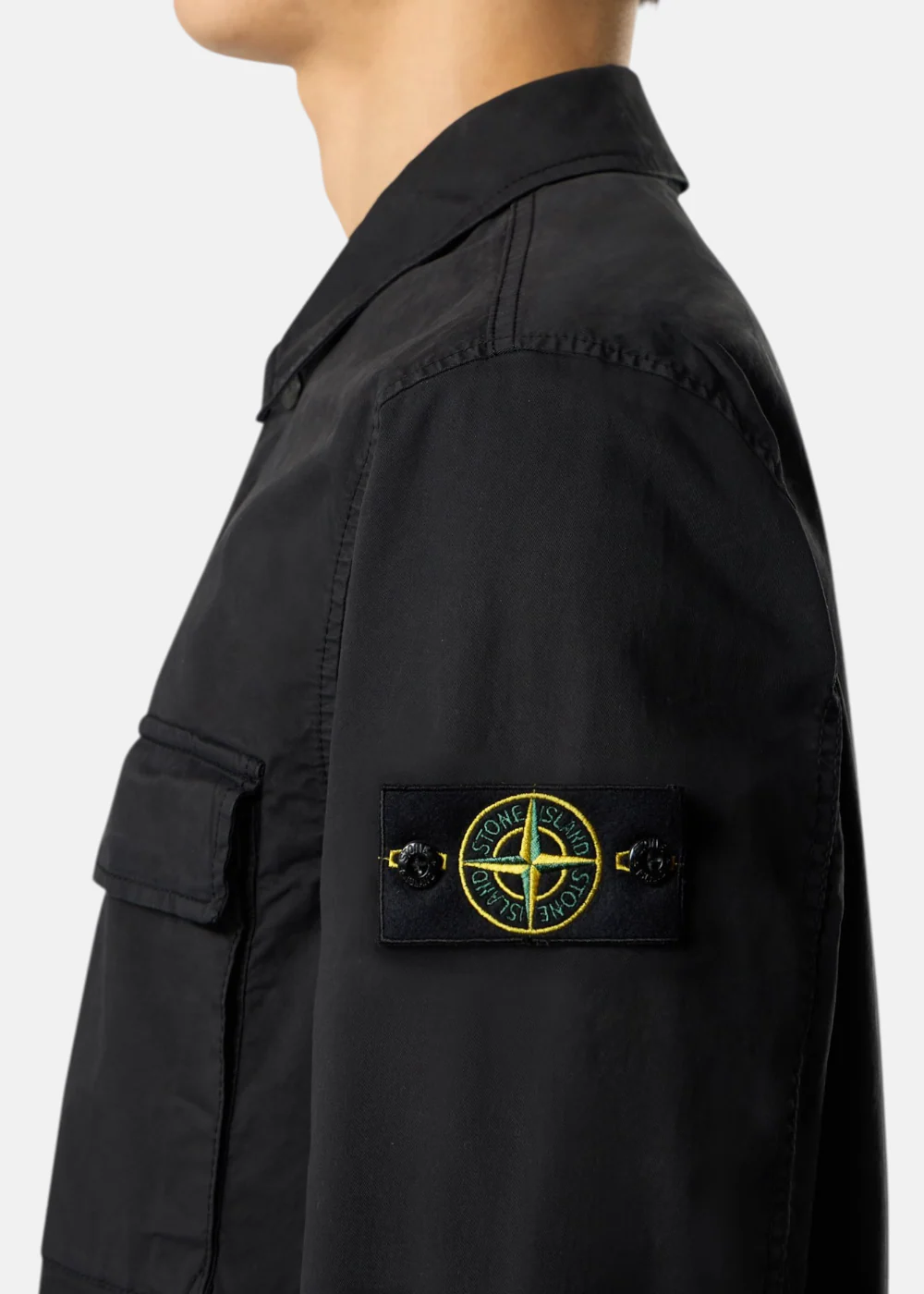 Surchemise Stone island - noir – Image 2
